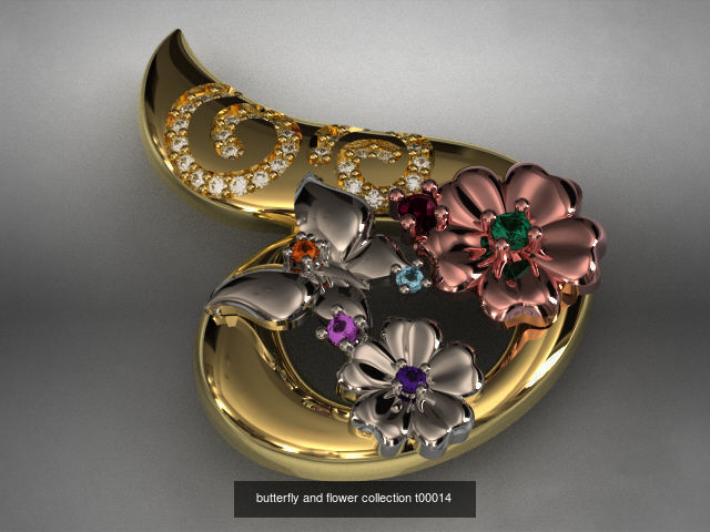 big butterfly and flower collection 7 set 21 part  _7