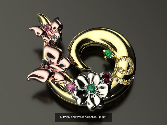 big butterfly and flower collection 7 set 21 part  _4