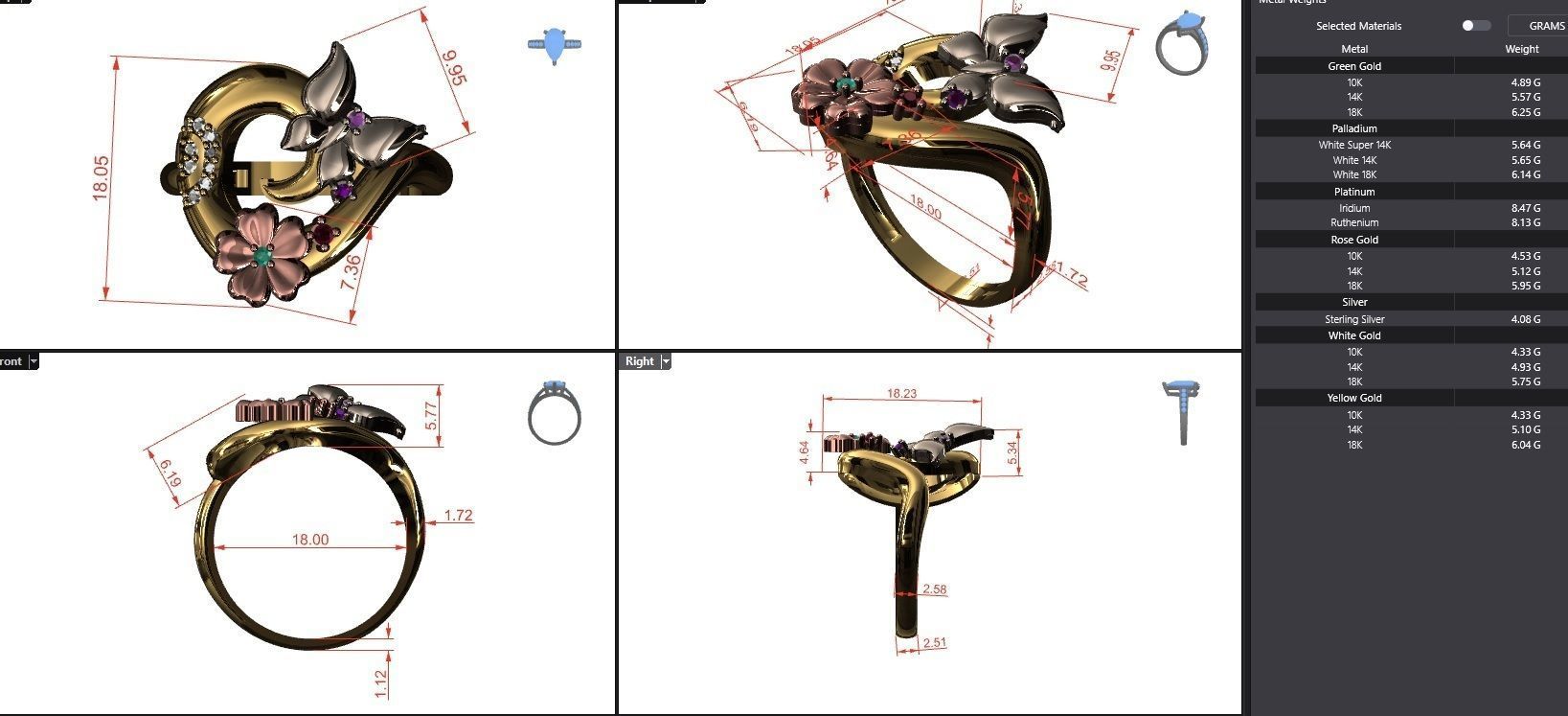 big butterfly and flower collection 7 set 21 part  _86