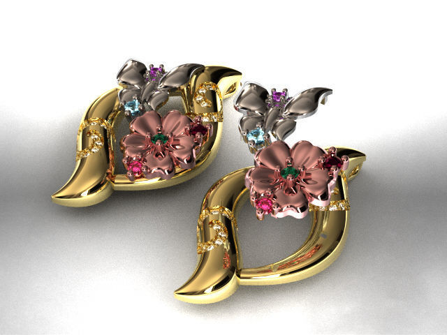 big butterfly and flower collection 7 set 21 part  _91