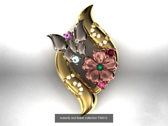 big butterfly and flower collection 7 set 21 part  _5