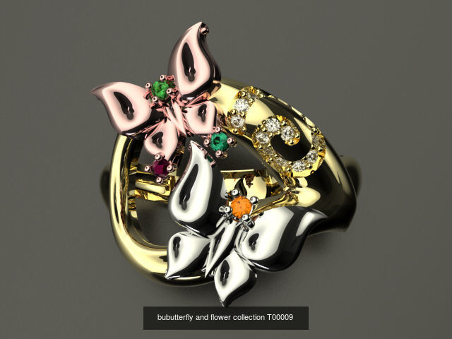 big butterfly and flower collection 7 set 21 part  _2