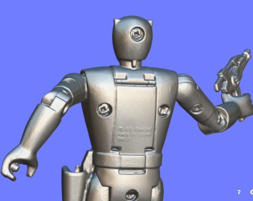 90s YELLOW RANGER FIGURE - 3D SCAN 3D print model_7