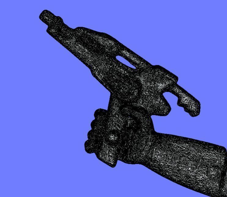 90s YELLOW RANGER FIGURE - 3D SCAN 3D print model_8