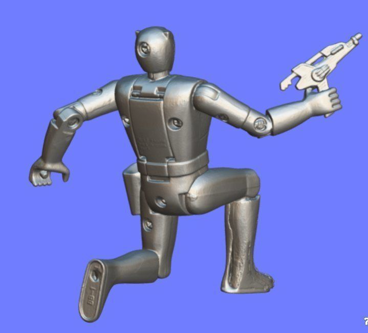 90s YELLOW RANGER FIGURE - 3D SCAN 3D print model_6