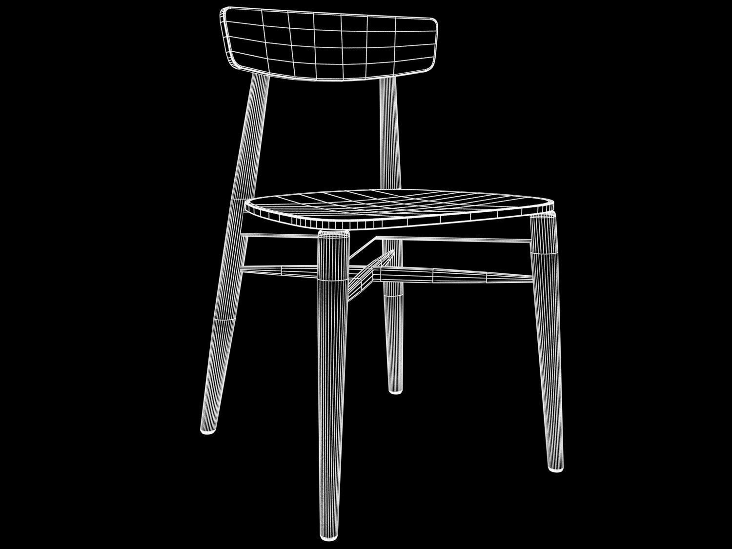 DONASELLA TP chair by Fenabel 3D model_1