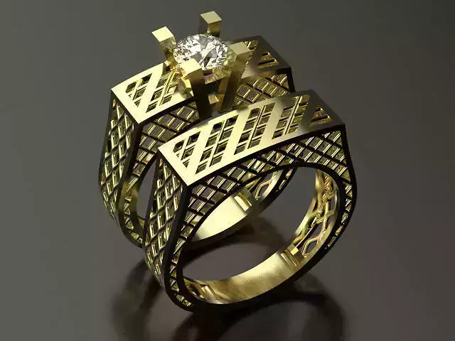 wedding ring solitaire diamond R000106