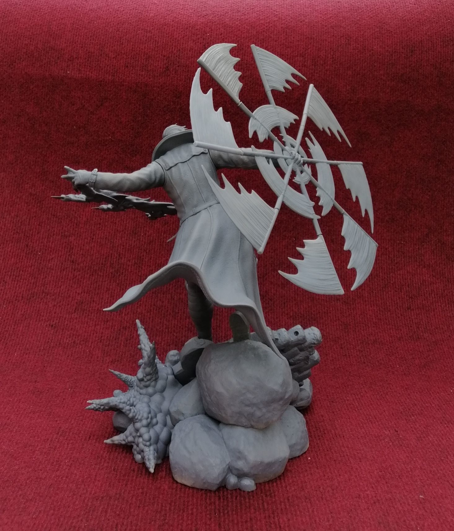 Gambit stl xenoblade legends statue 3D print model_10