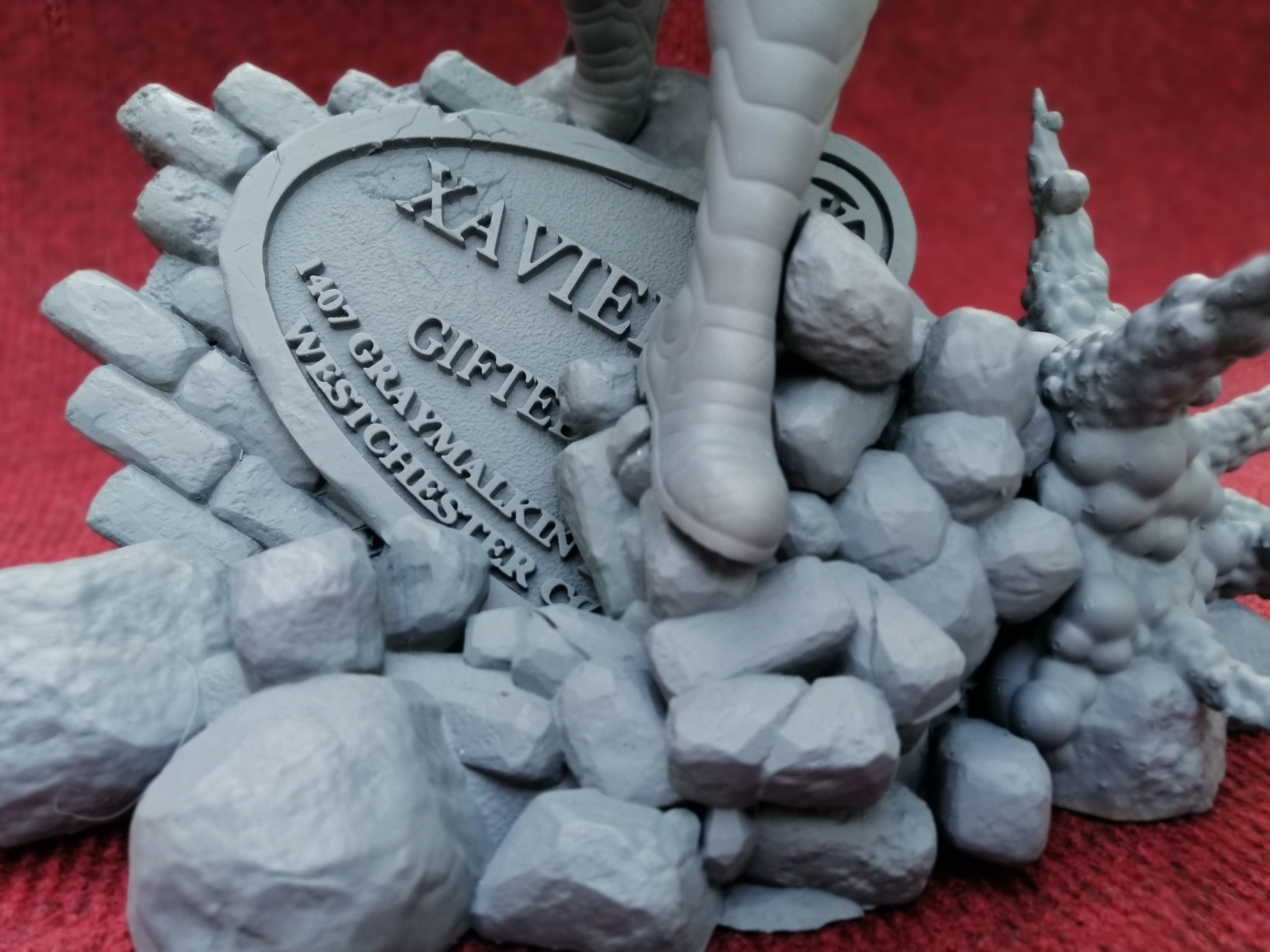 Gambit stl xenoblade legends statue 3D print model_12