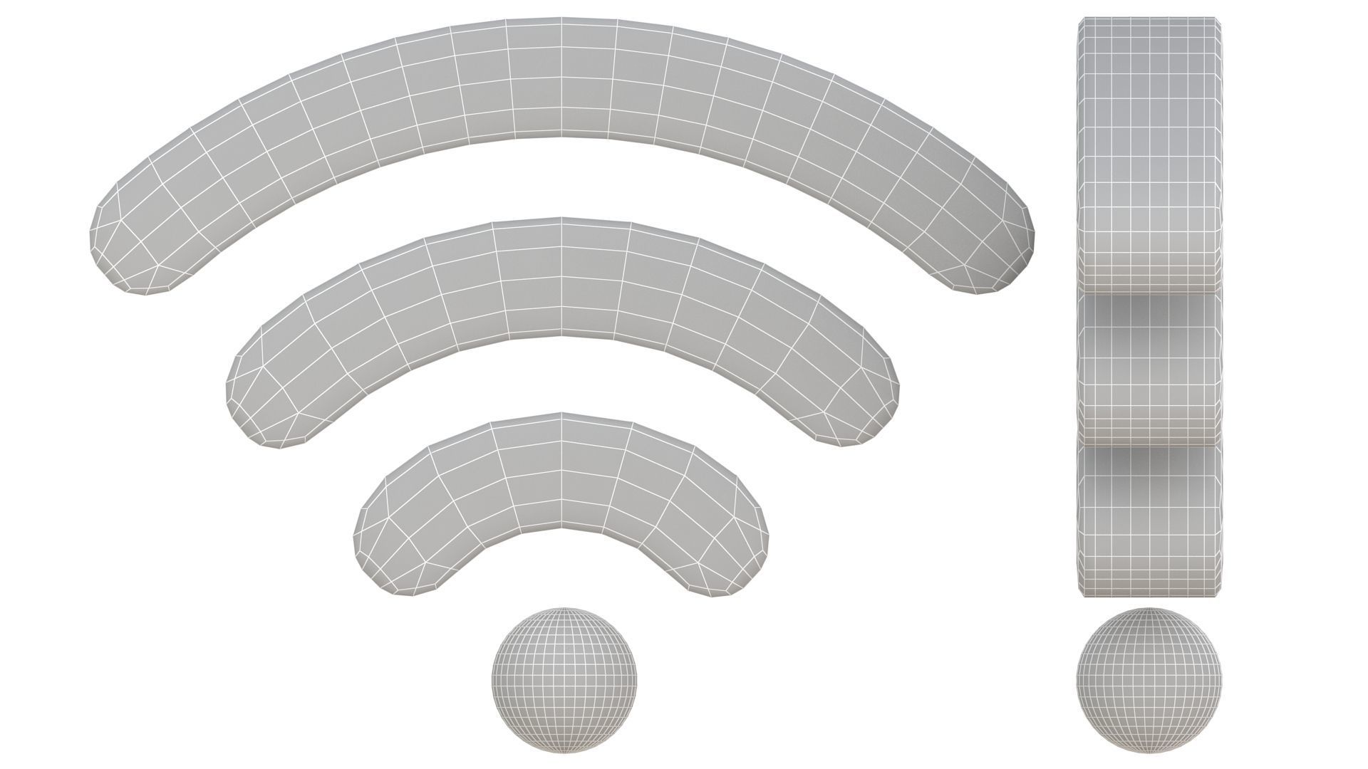 Wireless and WiFi Symbol V01 3D model_7