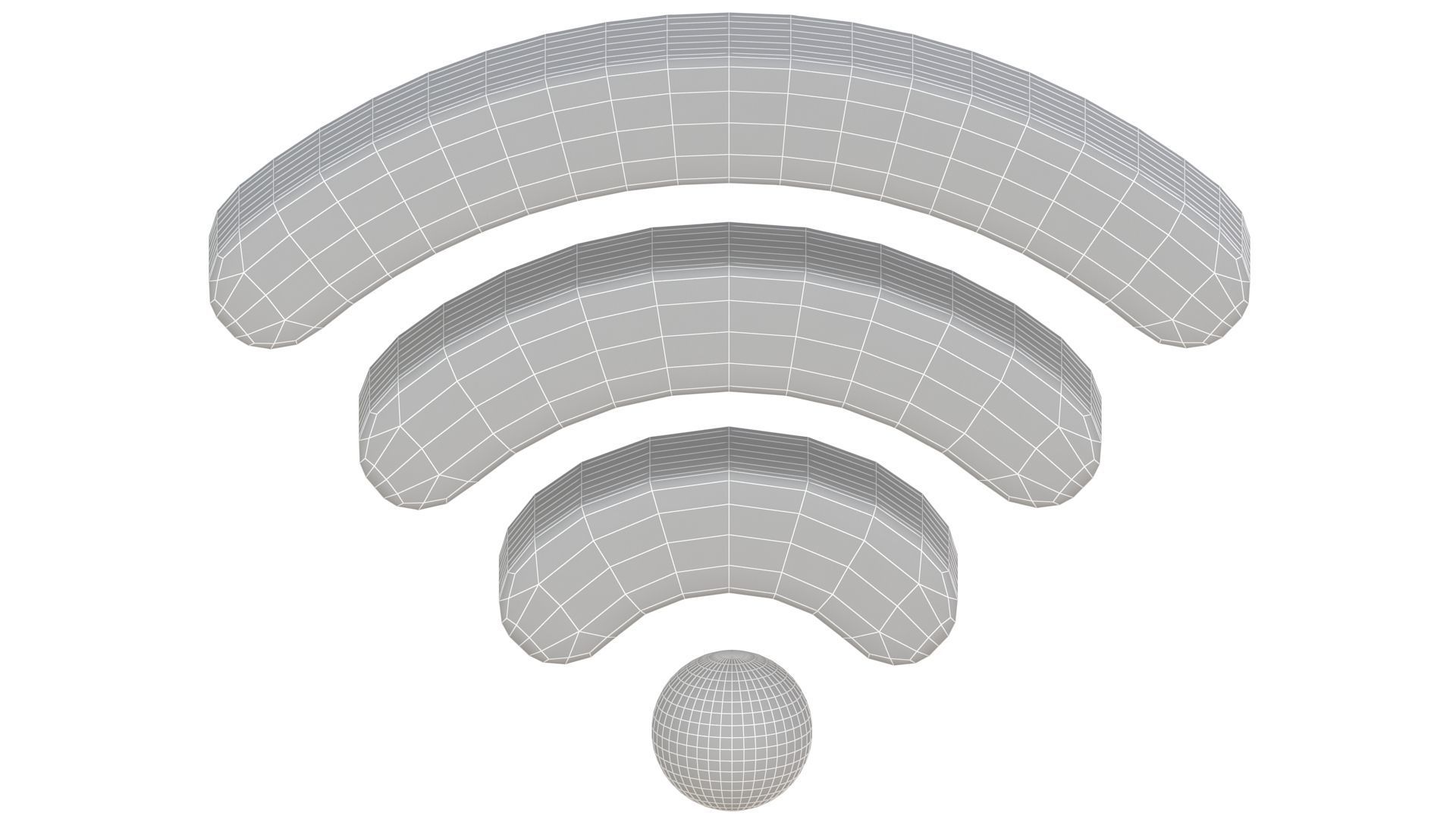 Wireless and WiFi Symbol V01 3D model_9