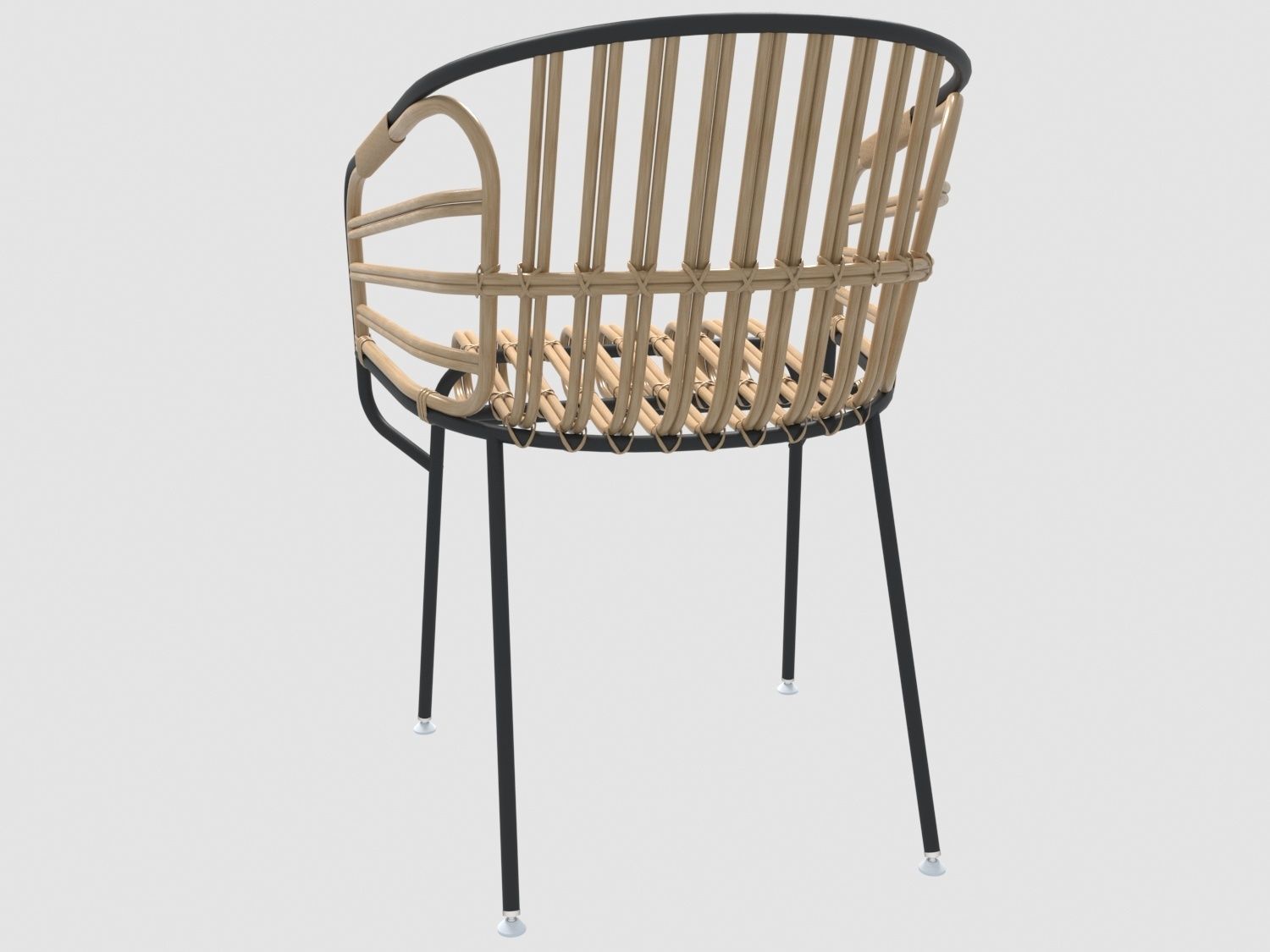 Raphia chair by Casamania 3D model_4