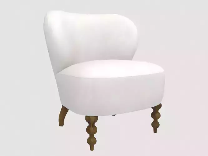 Dolly Chair  Rust Linen sohohome