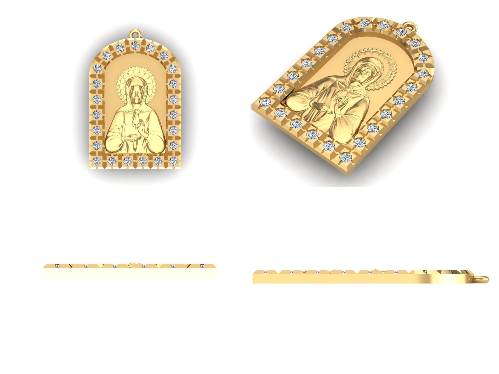 Pendant  od13 3D print model_5