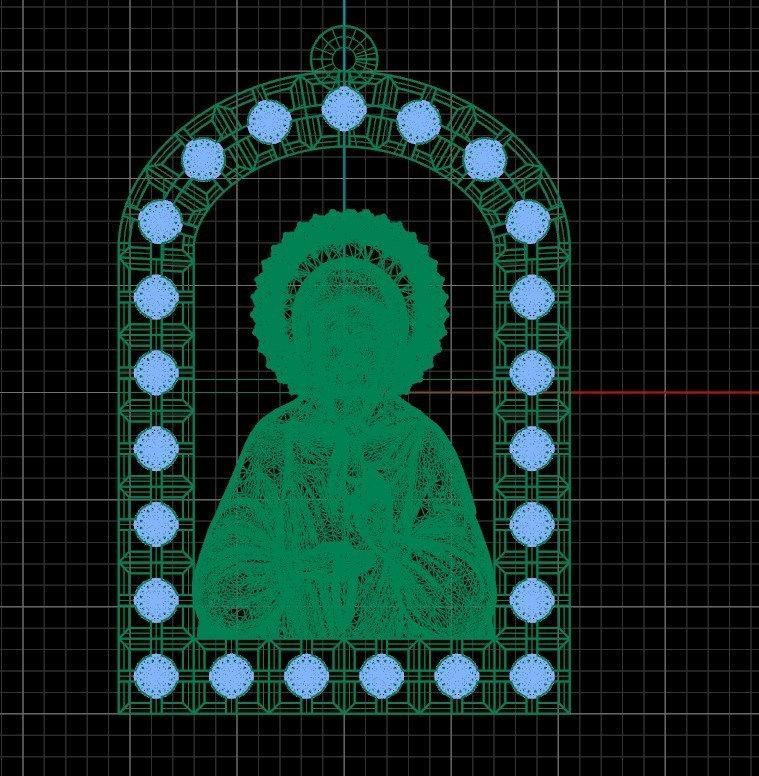 Pendant  od13 3D print model_15