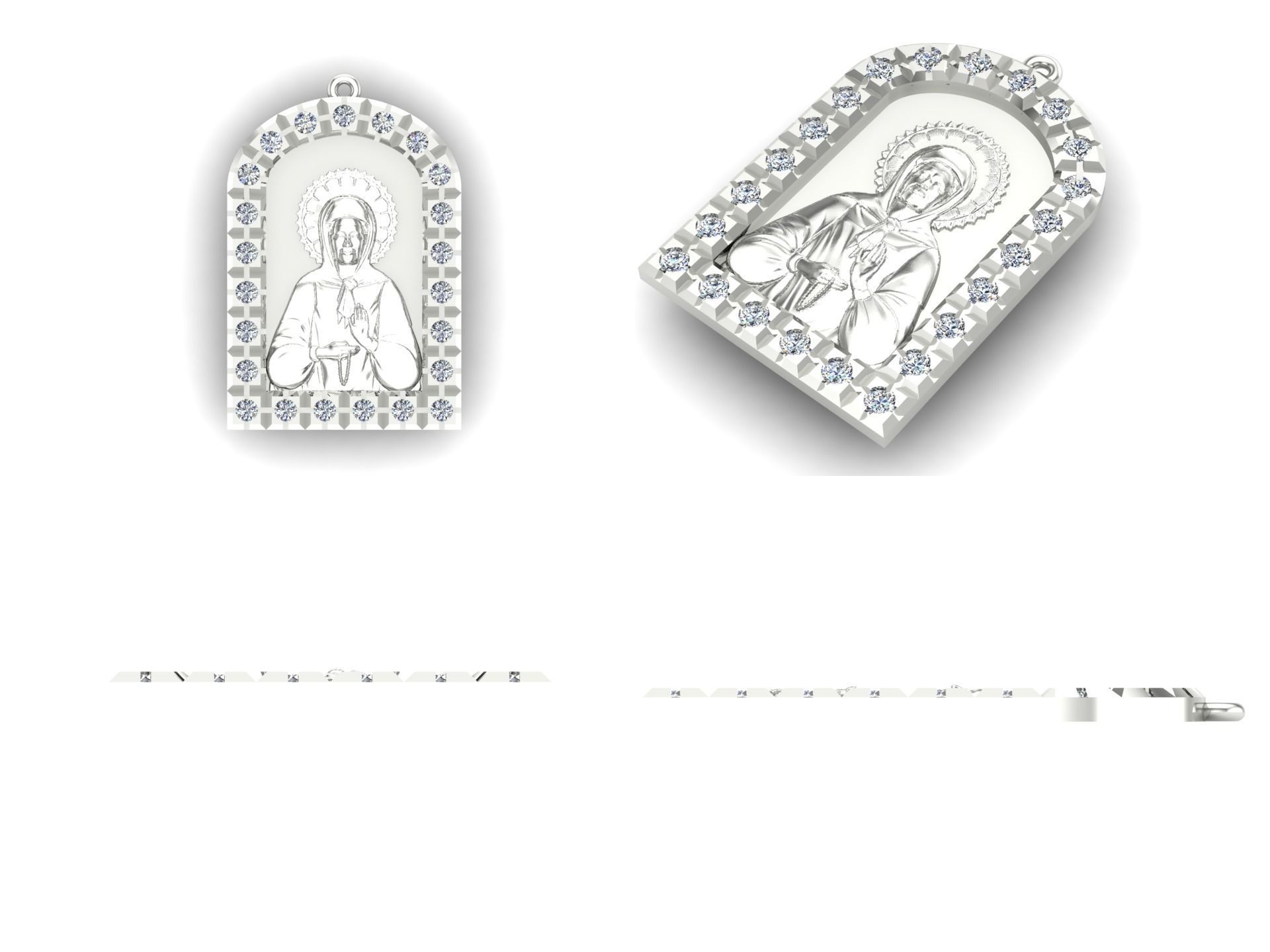 Pendant  od13 3D print model_4