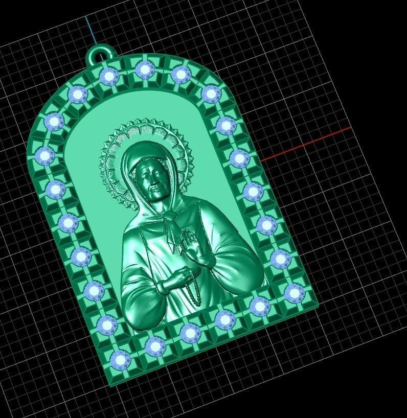 Pendant  od13 3D print model_13