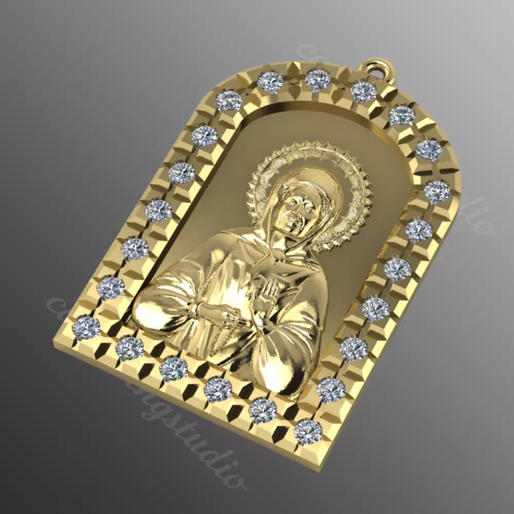 Pendant  od13 3D print model_0