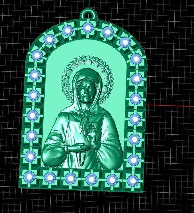 Pendant  od13 3D print model_6