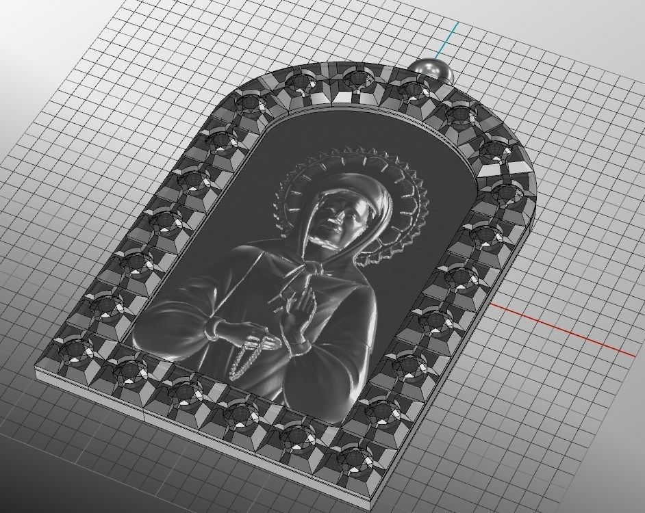 Pendant  od13 3D print model_14