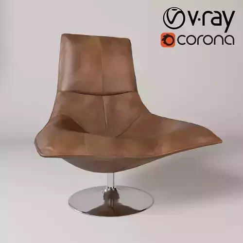 modern leather lounge chair