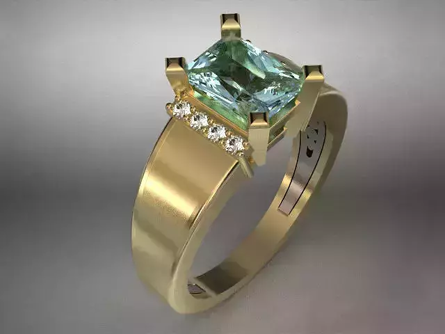 woman wedding ring solitaire  R00111