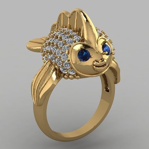 ring fish  3D print model