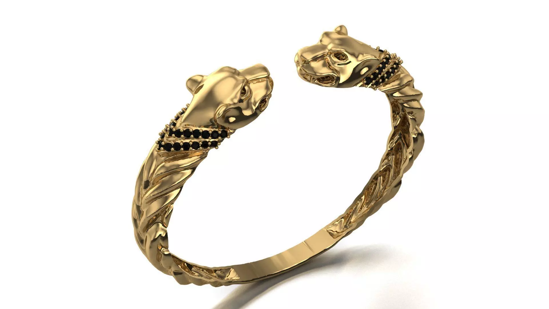 Tiger bracelet 3D print model_0