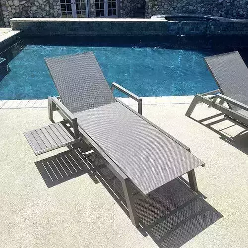 White Marina Chaise Lounge