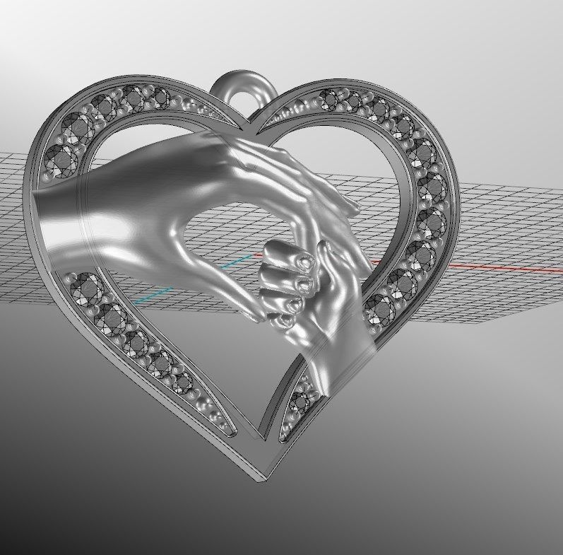 Pendant od46 3D print model_10