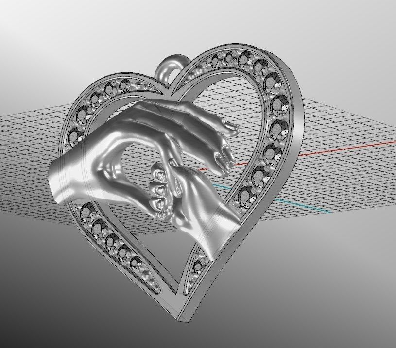 Pendant od46 3D print model_13