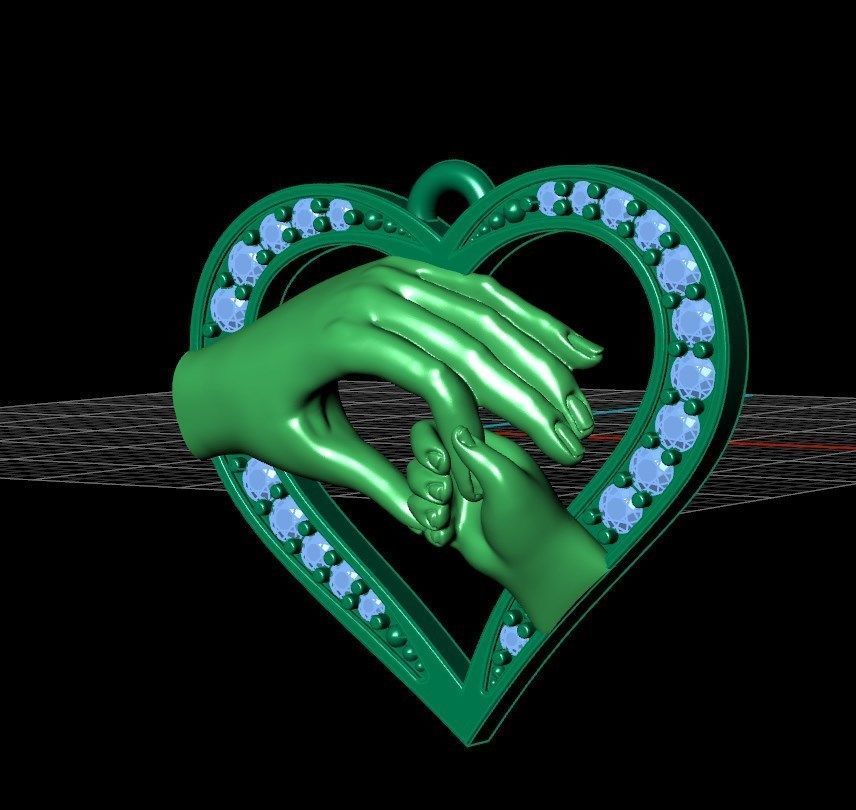 Pendant od46 3D print model_9