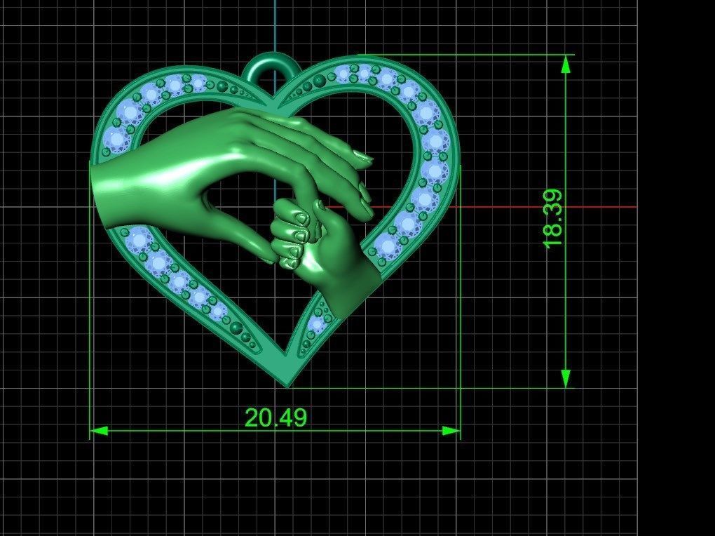 Pendant od46 3D print model_14