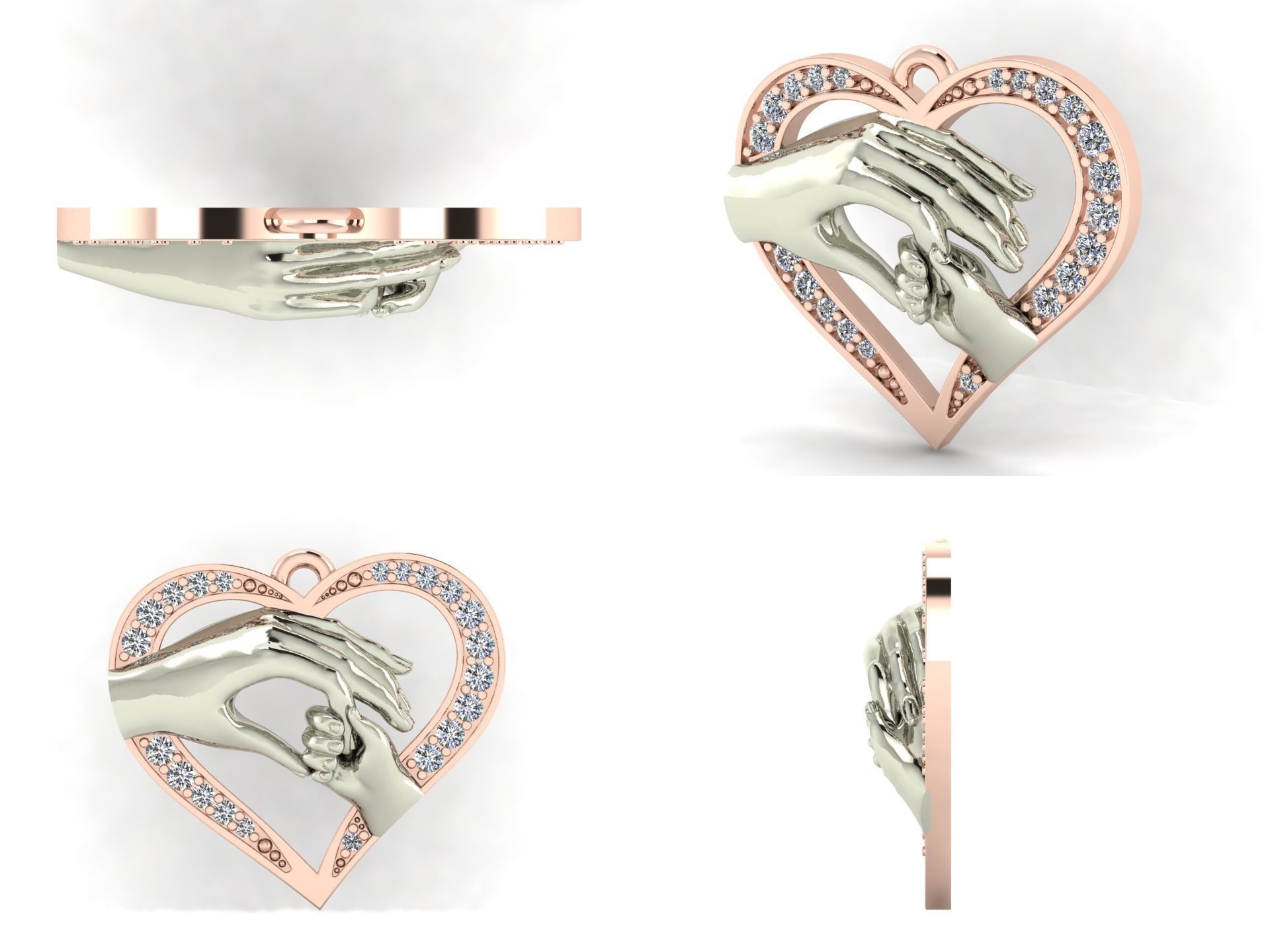 Pendant od46 3D print model_4