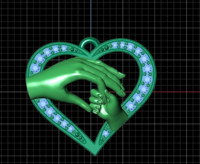 Pendant od46 3D print model_7