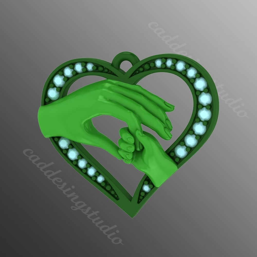 Pendant od46 3D print model_2