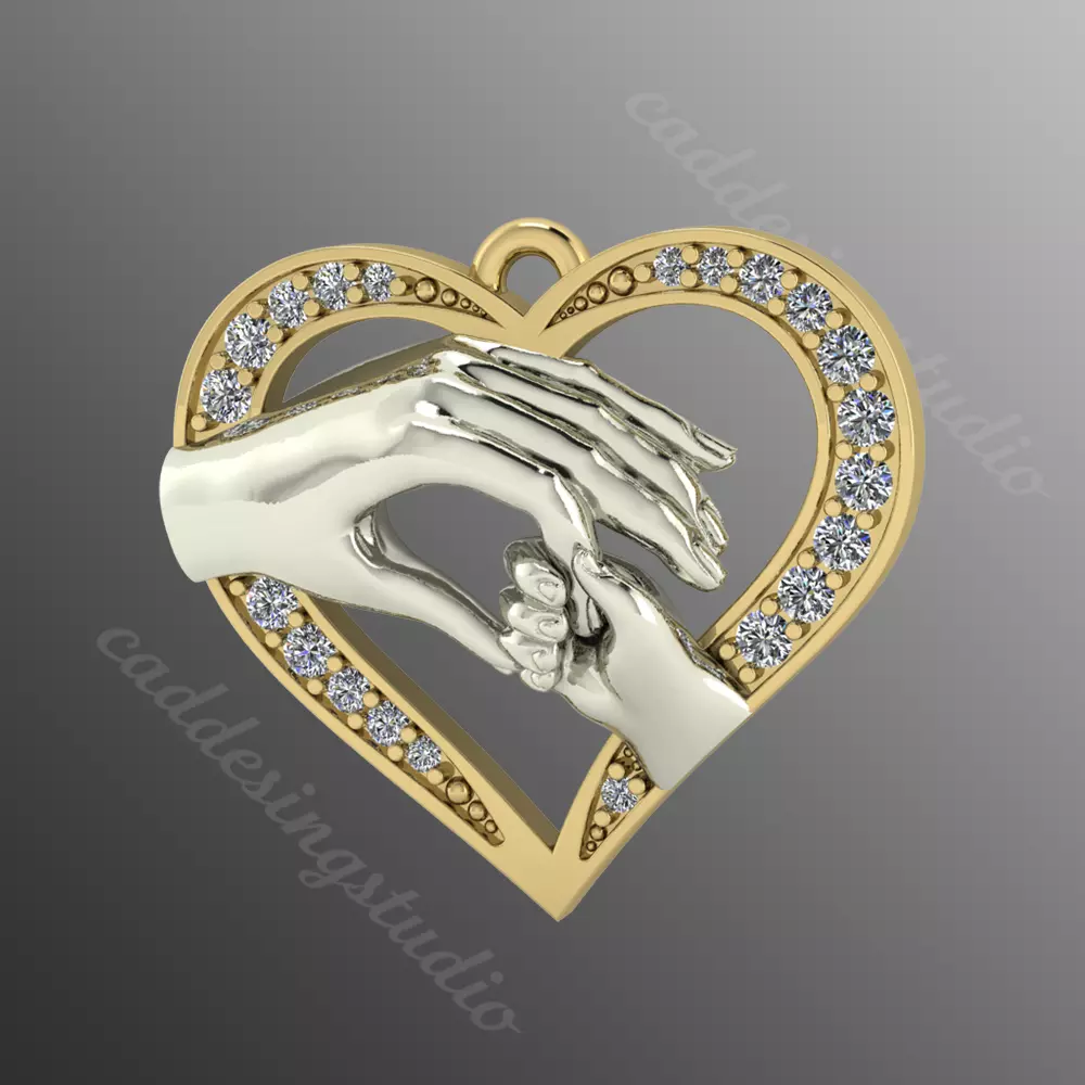 Pendant od46 3D print model_0