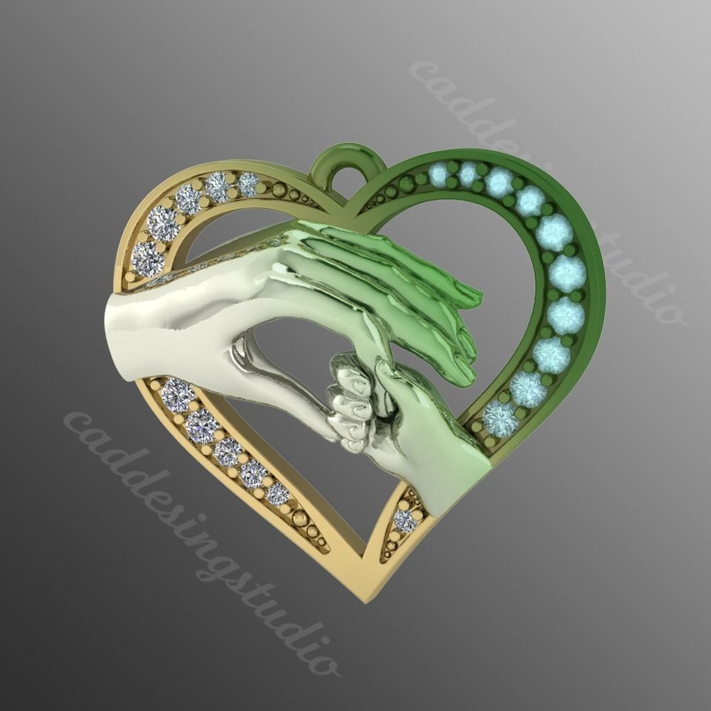 Pendant od46 3D print model_1