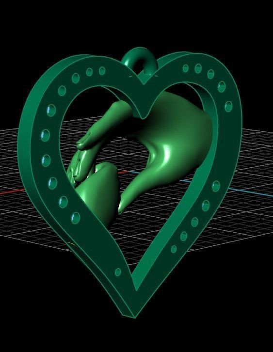 Pendant od46 3D print model_6