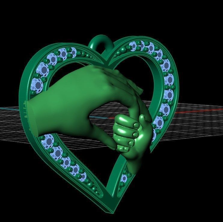 Pendant od46 3D print model_8