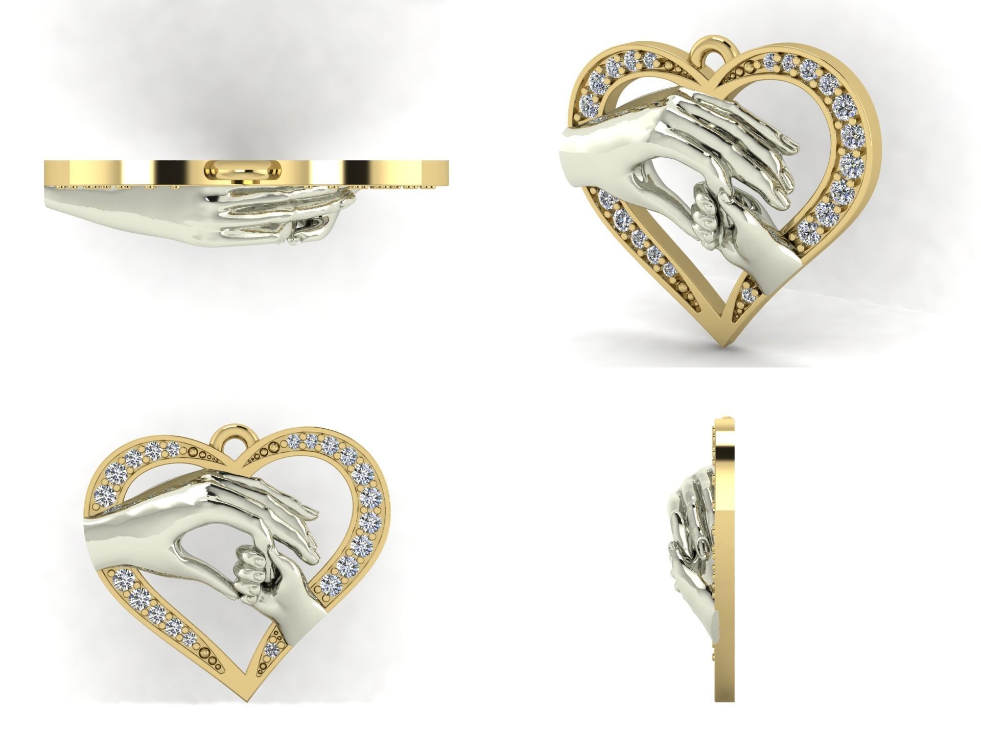 Pendant od46 3D print model_3