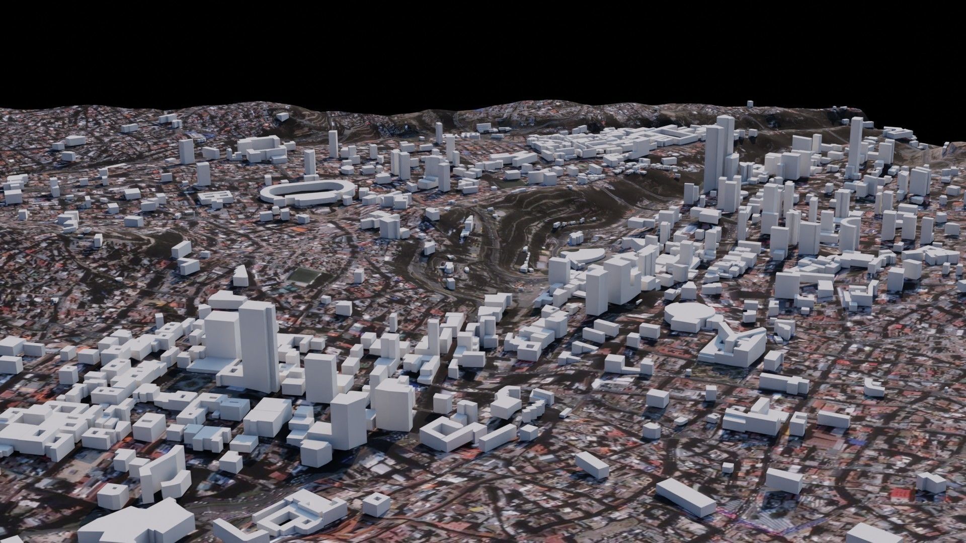 La Paz - Bolivia 3D model_1