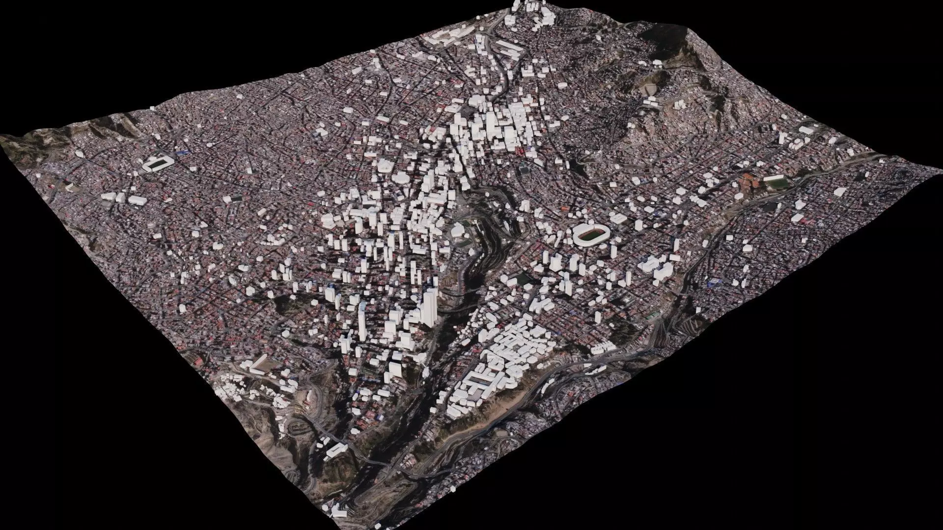 La Paz - Bolivia 3D model_0