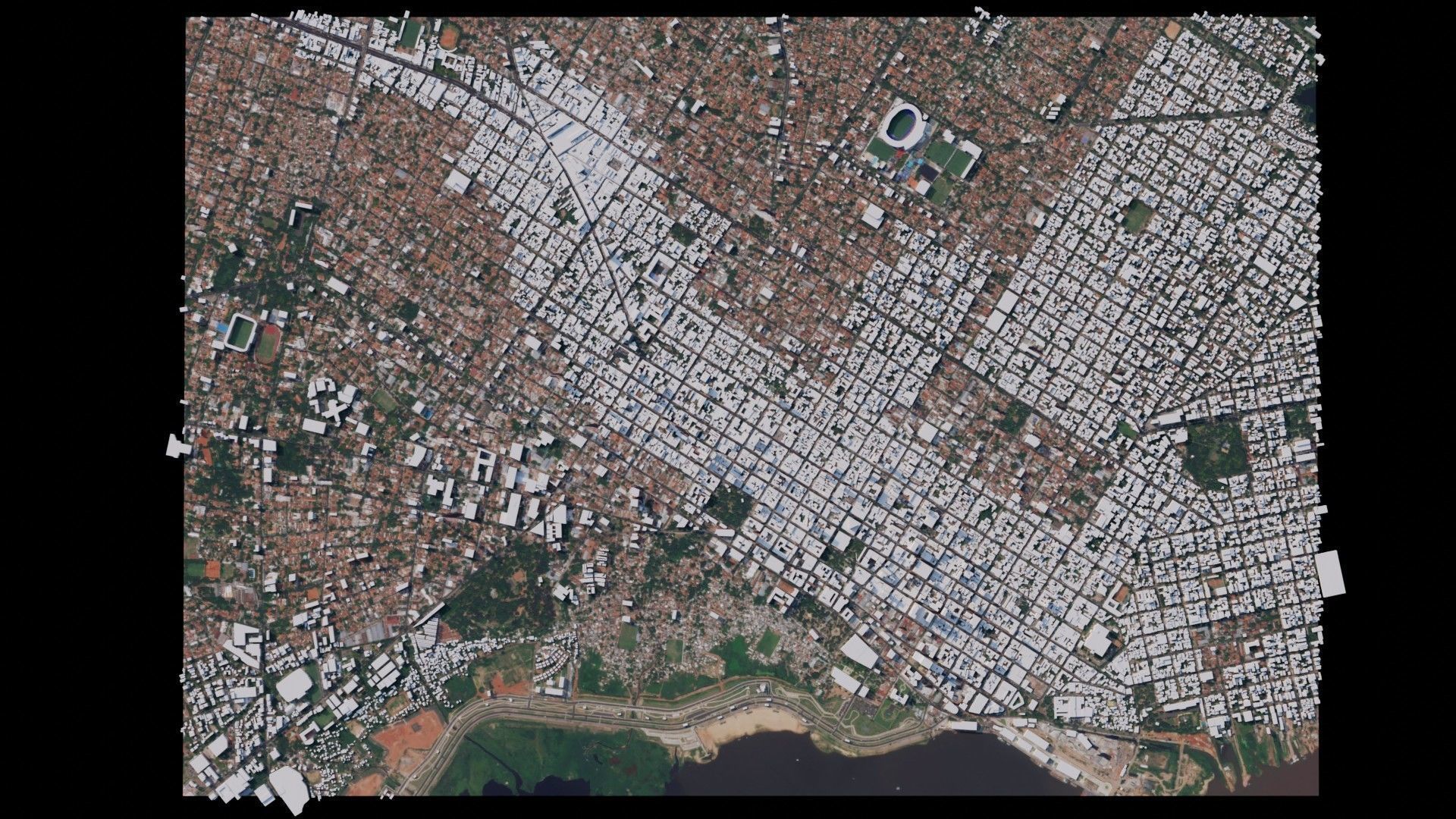 Asuncion - Paraguay 3D model_2