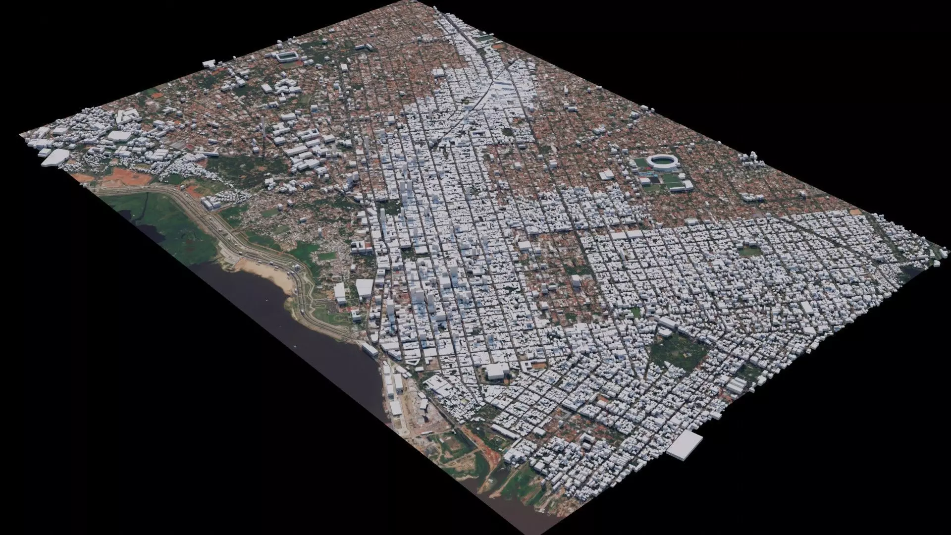 Asuncion - Paraguay 3D model_0
