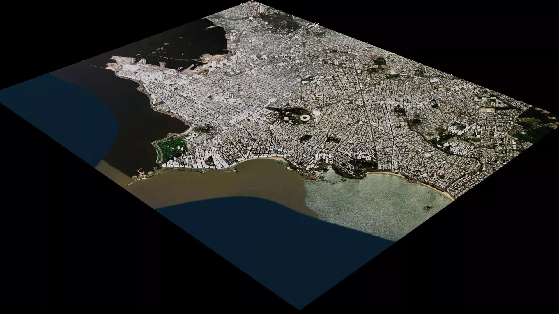 Montevideo - Uruguay 3D model_0