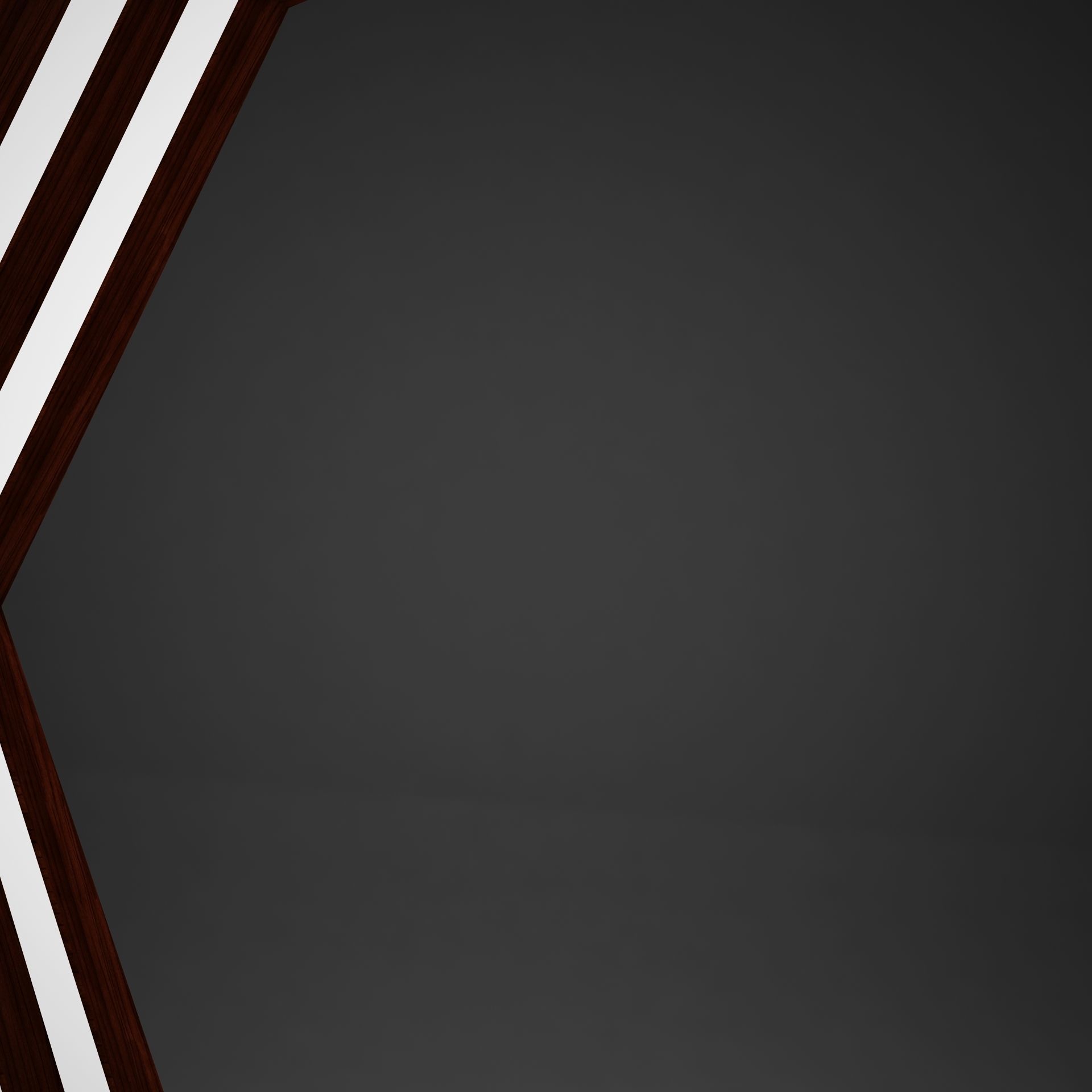 Clasical Modern Wood Lamp Low-poly 3D model_8