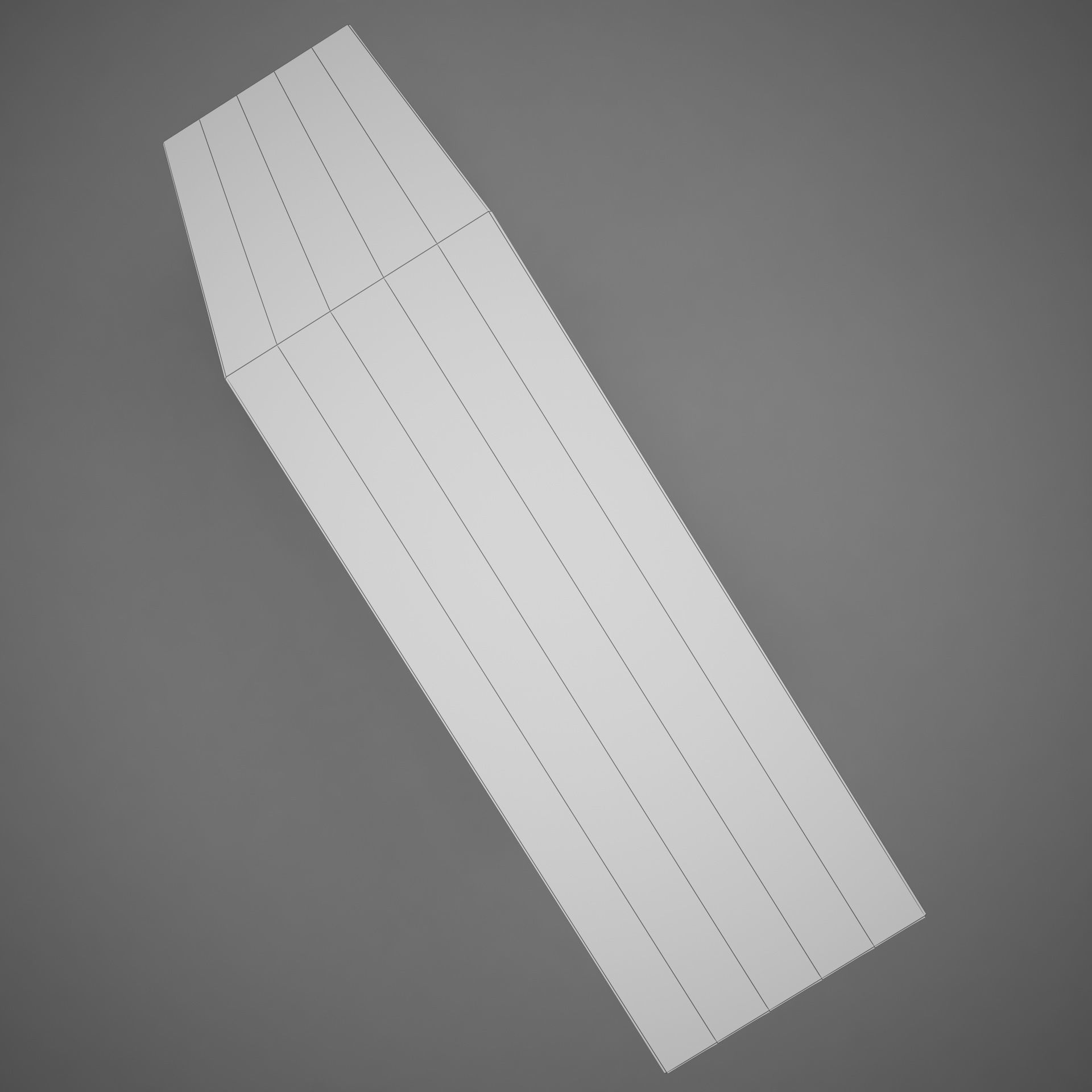 Clasical Modern Wood Lamp Low-poly 3D model_13