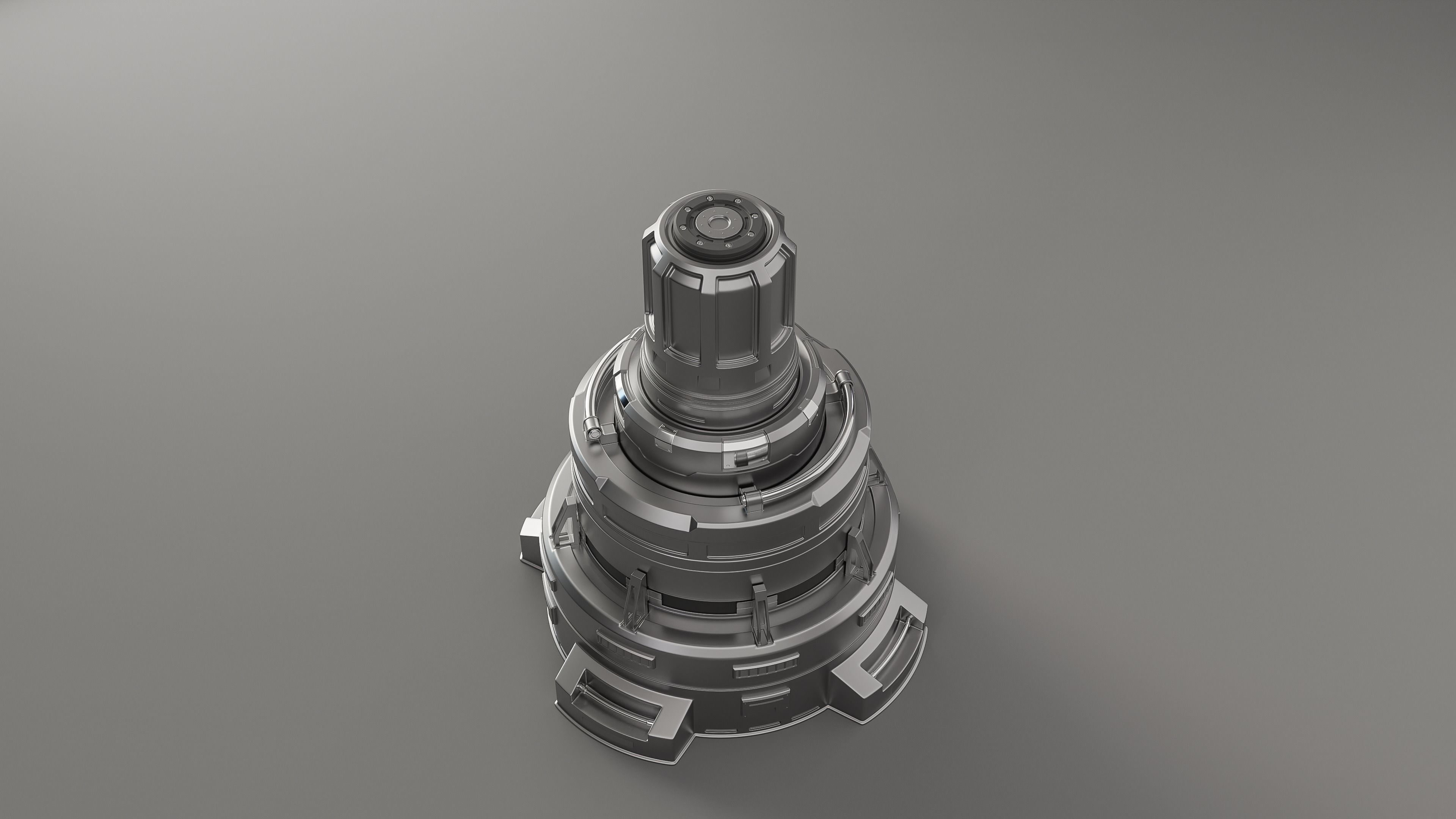 Sci-Fi Industrial Object 02 3D model_8