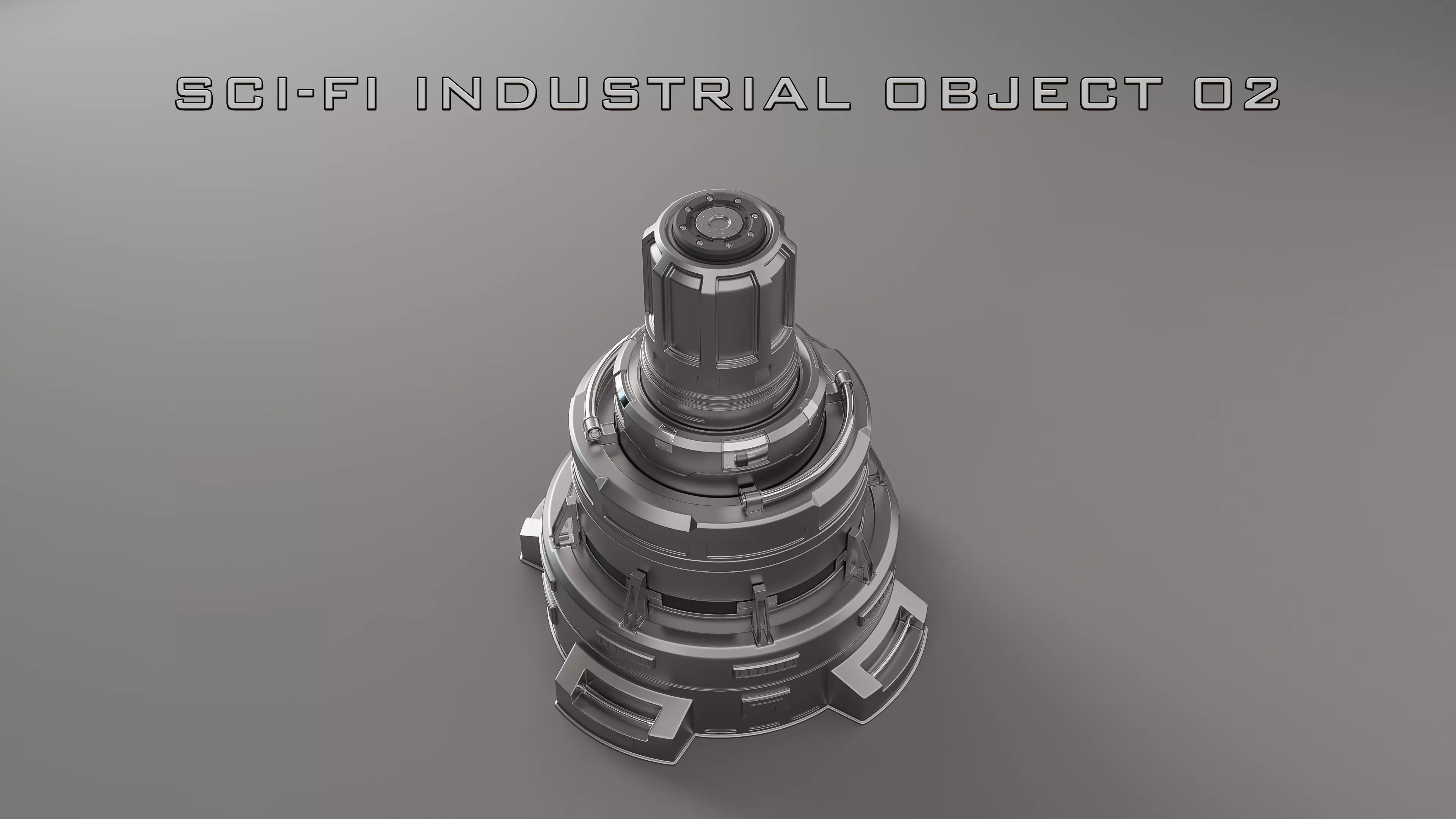 Sci-Fi Industrial Object 02 3D model_0